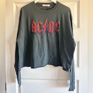Daydreamer AC/DC Graphic Long Sleeve Tee NWT
